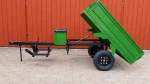 Transportwagen Anhänger für Rasentraktor & Kleintraktor Kipper – Bild 5