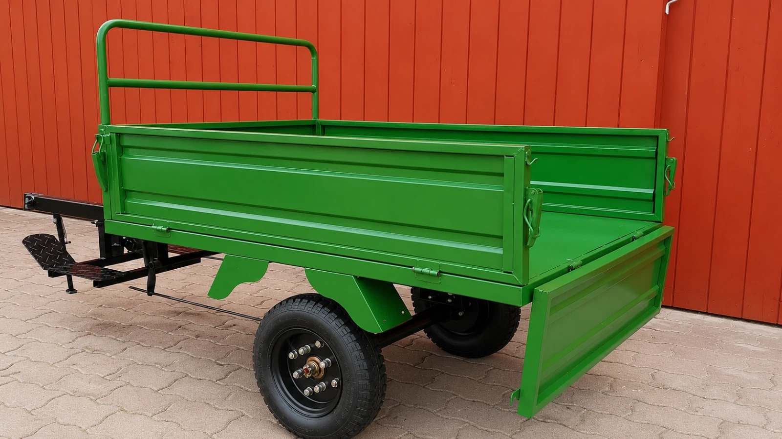 s-l1600 Transportwagen Anhänger für Rasentraktor & Kleintraktor Kipper – Bild 1