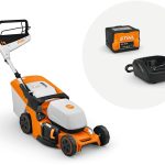 Stihl Akku Rasenmäher RMA 448 V Set AK 30 S und AL 101