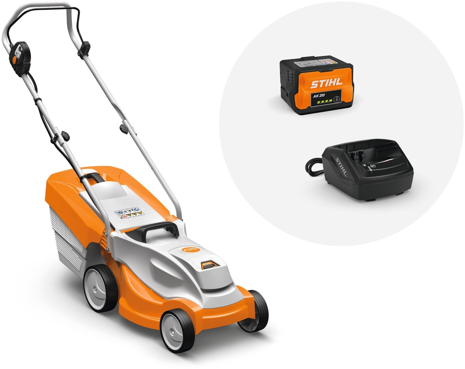 stihl-rma-235-mit-akku-ak-20-und-ladegeraet-al-101 Stihl RMA 235 mit Akku AK 20 und Ladegerät AL 101 – Bild 1